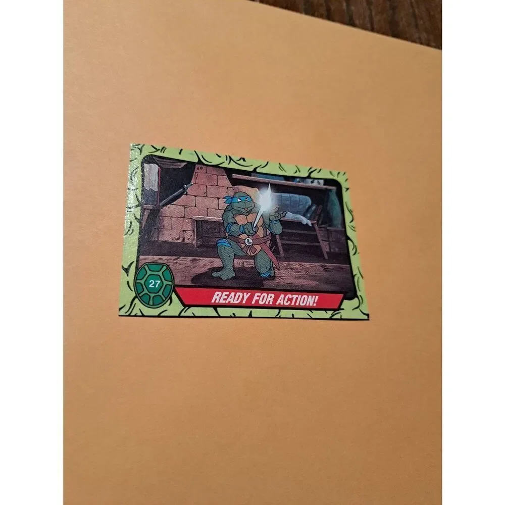 1989 Topps TMNT Ready for Action! Trading Card 27 Teenage Mutant Ninja Turtles